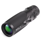Koly BAK-4 Prism 10X25 Monocular Telescope, Compact Weather Resistant Scope with Snake Skin Grip, Designed for Bird Watching, Hi