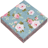 Hanjunzhao 84 Pcs Cotton Fabric Quilt Squares 5x5 inch, Charm Packs for Quilting 5 inch Clearance, 5 Charm Squares - for Quiltin