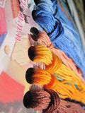 Sunflower Series, 12 Sunflowers Of Vincent Van Gogh Cotton Counted Cross Stitch Kits, 150X196 Stitch, 38X45 Cm Sampler, Diy Deco