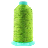 Mandala Crafts Size 277 840D T270 Bonded Nylon Thread - Apple Green 800 YDs Tex 270 Heavy Duty Sewing Threads for Leather, Jeans