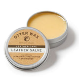 Otter Wax Leather Salve | 2 oz | Leather Cleaner & Conditioner | All-Natural Balm for Furniture, Boots, Interior Auto Seats, Jac