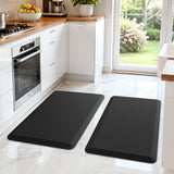 HappyTrends 2 PCS Kitchen Mat Cushioned Anti-Fatigue Floor Mat