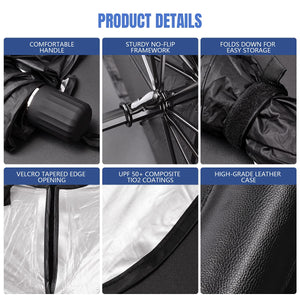 Sedan SUV Car Sun Shade for Windshield UV Rays and Heat Sun Visor Protector, Foldable Windshield Sun Shade Umbrella,Keep Car Coo