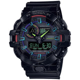Casio G-Shock GA700 Gamers Rainbow Black