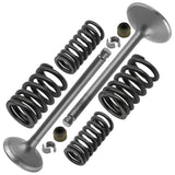 Caltric Intake & Exhaust Valve Kit Compatible with Kawasaki Bayou 220 KLF220A 1988-2002 / Bayou 250 KLF250A 2003-2011