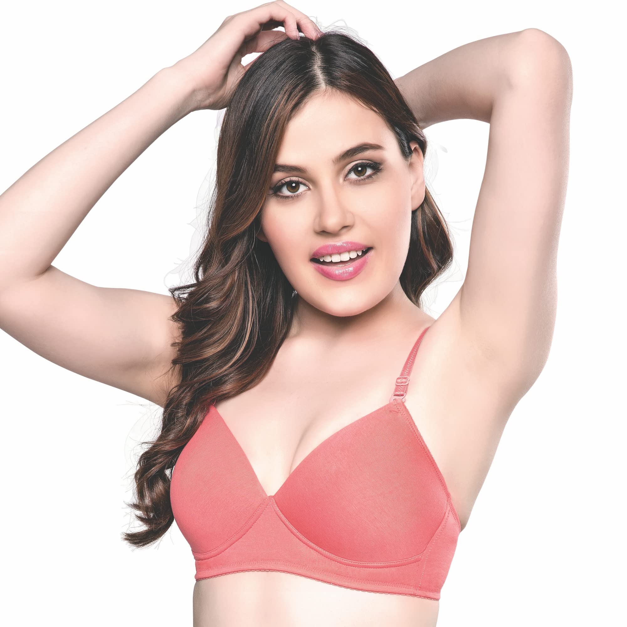 Trylo Riza Bae 36 Coral C - Cup,CORAL,36,B09CGGWV7N