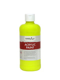 Handy Art Student Acrylic Paint 16 ounce, Fluorescent Yellow
