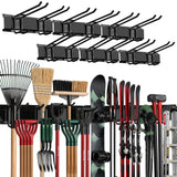 TIDYME Garage Wall Organizer | 96 Heavy-Duty Tool Storage Rack | Adjustable Double-Layer Hooks | 600 lbs Capacity | Carbon Steel