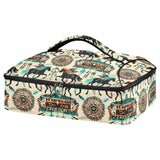 Casserole Carrier Insulated Horse Indian Bohemian Style Dish 9x13 with Lid Party Travel Warmer Bag for Hot or Cold Food Lasagna 