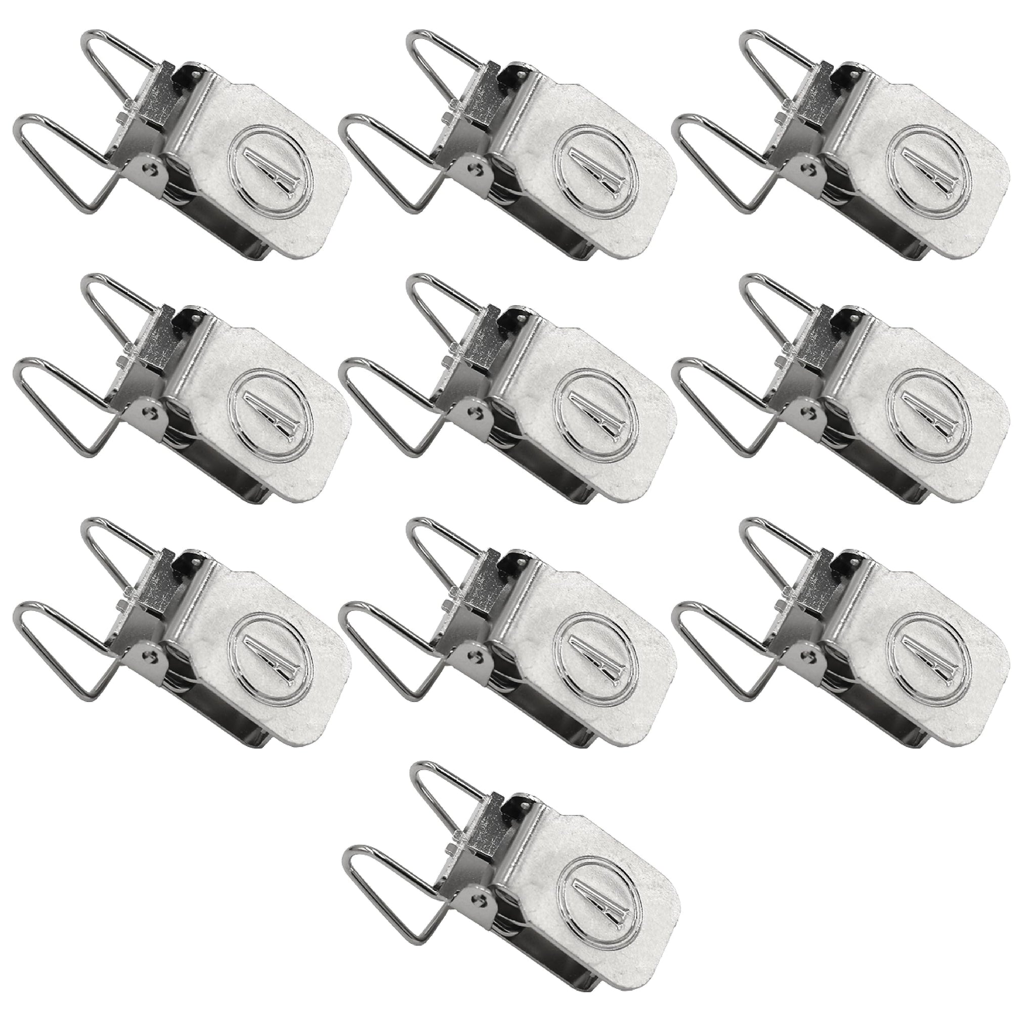 Andustrial - Small Durable Clips/Clamps For Displaying Shawls, Leather Hides, Quilts, Mats, Rug Samples, Towels, Fabric On Wall 