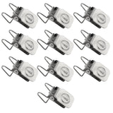 Andustrial - Small Durable Clips/Clamps For Displaying Shawls, Leather Hides, Quilts, Mats, Rug Samples, Towels, Fabric On Wall 