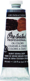 Grumbacher PreTested Oil Paint, 37ml/1.25 Ounce, Burnt Sienna Deep (P016G)