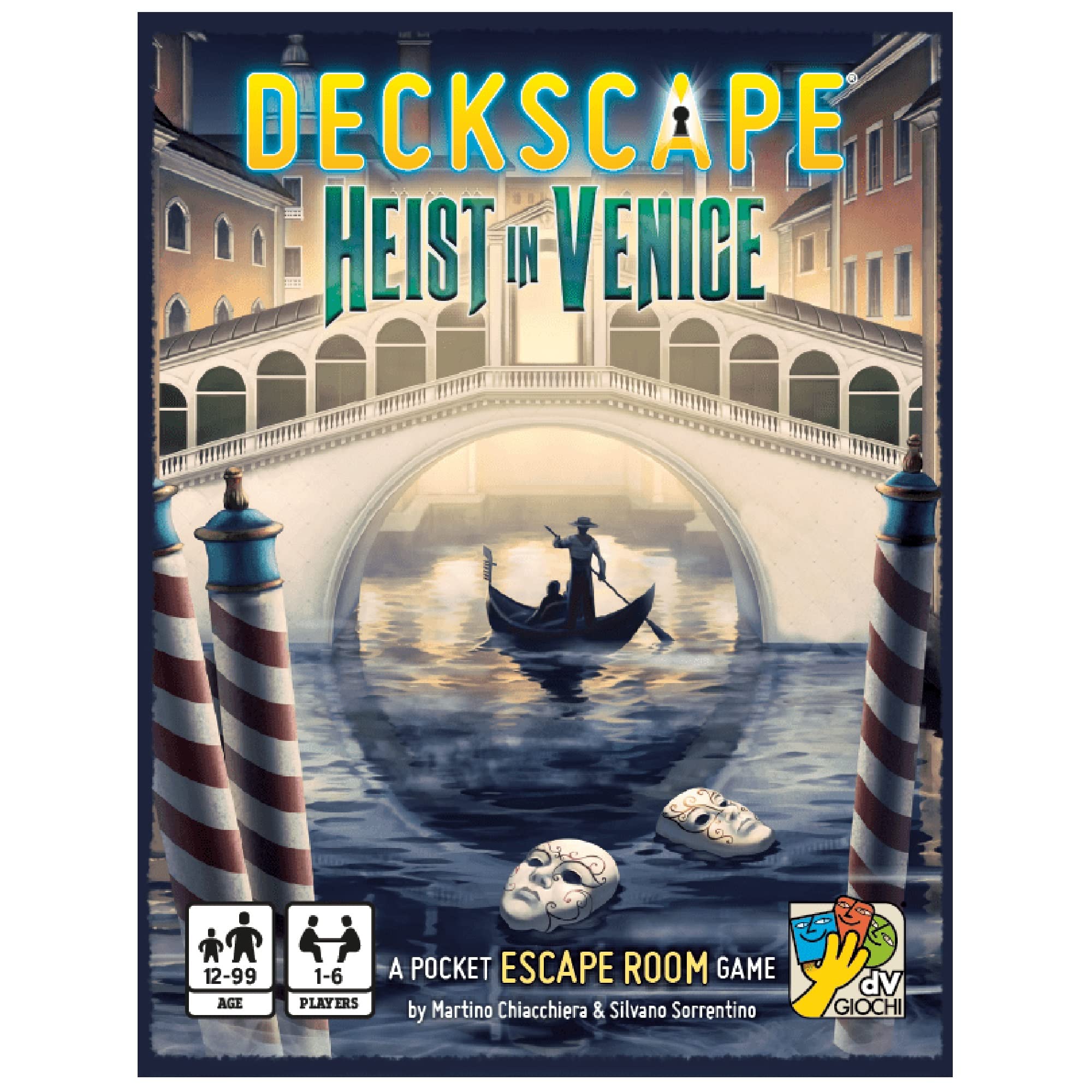 Davinci Games Card Games Deckscape - Heist In Venice Sw
