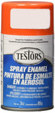 Testors TENAMEL1628 Aerosol Enamel Paint 3ozOrange