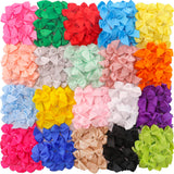 Babymatch Mini Satin Ribbon Bows: 1 inch Small Tiny DIY Crafts Sewing Appliques Gift Wrapping Party Decorations 200pcs (20colors