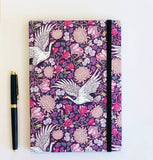 Mimir Premium Hard Bound Notebook Diary For Girls And Women (7 Designs) (Swan)