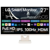 LG 27U511SA-W 27-Inch Smart Full HD (1920 x 1080) IPS Computer Monitor, 100Hz, Built-in Speaker, Airplay, Bluetooth, Screen Shar