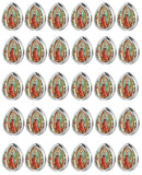 Diyalo 30 Pieces Our Lady of Guadalupe Saint Jude Spacer Beads for DIY Rosary Chaplet Necklace Bracelet Jewelry Making Part (Our