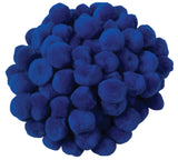 Creativity Street Pom Pons 100Piece x 1 Inch, Royal Blue