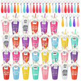Tioncy 30 Sets Employee Appreciation Gifts Bulk 24 oz Plastic Tumbler with Lid and Straw Reusable Coffee Cups with Keychain Bowk