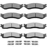 Ceramic Brake Pads Kits,SCITOO 8pcs Brakes Pads Set fit for 2006-2008 for Dodge for Ram 1500,2003-2008 for Dodge for Ram 2500,20