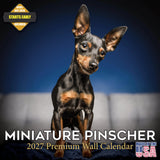 Miniature Pinscher Calendar 2027-16 Month Dog Wall Calendar, Monthly Planner, Large Writing Blocks, Thick No Bleed Paper, Made i