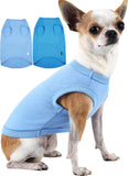 Sychien Blue Royal Dog & Cat Shirt Unisex X-Small 2-Pack Cotton Polyester Solid All-Season Breathable Stretchy Lightweight -Like New