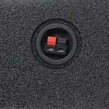 Qpower Single 10'' Universal Downfire Or Behind The Seat Emplty Enclosure
