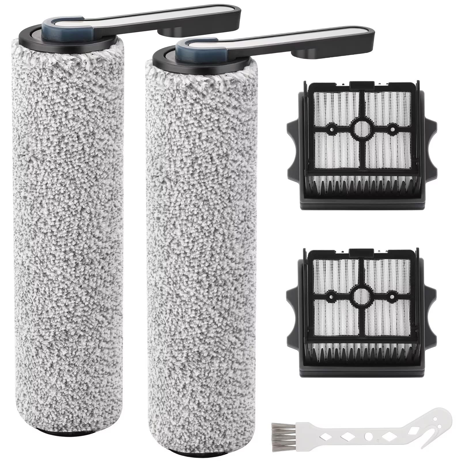 S5 Combo Only, Replacement Brush Roller for Tineco Floor ONE S5 Combo Cordless Wet Dry Vacuum Cleaner Accessories, 2 Brush Rolle