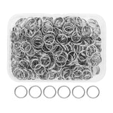Mandala Crafts 10mm Stainless Steel Double Jump Rings for Jewelry Making - 400 Pcs Small Split Key Rings Set for Crafts, DIY Key