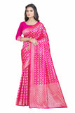 Sugathari Womens Banarasi Saree Pure Kanjivaram Silk Saree Soft new ladies 2023 Design Wear Pattu Sarees Latest Party Sari colle