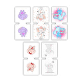 woopme Little Cute Elephant Magnetic Bookmark for Students Kids Book Lovers Readers Gift Magnetic Page Clips Folding 4 PCs