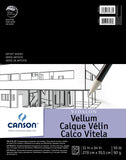 Canson Artist Series Vidalon Vellum Paper, Foldover Pad, 11x14 inches, 50 Sheets (55lb/90g) - Artist Paper for Adults and Studen