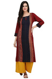 Gosriki Women'S Rayon Kurta (Kur190004-Xxl_2Xl_Multicoloured),2xl,,B07QCD8GRX