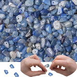 XIANNVXI Blue Aventurine, Beads Natural Chip Stone Beads 400Pcs Crystal Bead 5-8mm Irregular Healing Crystal Loose Rocks for DIY
