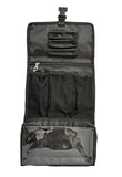 Divyana Multipurpose Foldable Hanging Toiletry Kit For MakeUp, Toiletries, Documents, Medicine, Accessories, Black