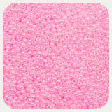 12/0 Pink Tiny Glass Seed Beads Bulk, 2mm 4400 Pcs Craft Pony Beads for Jewelry Making, Friendship Bracelet, Hair Braiding, DIY 