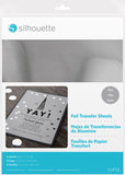 Silhouette America Silhouette 8.5X11 Foil Transfer Sheets 6/Pkg, Silver