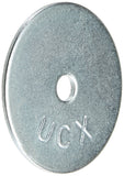 The Hillman Group 290009 Fender Zinc Washers, 3/16Inch x 11/2Inch, Steel, 100 Piece