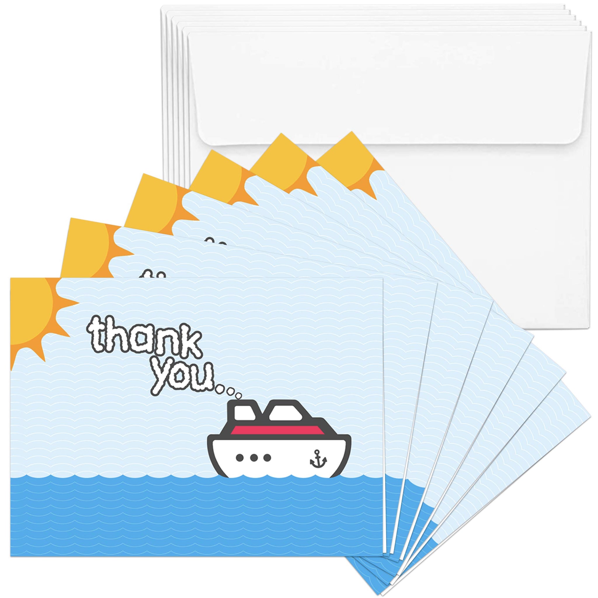 Cruise On Cruise Staff Thank You Cards from [6 Pack]