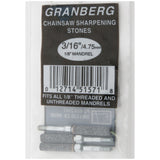 Granberg Threaded Grinding Stones 3/16In. Width, 3Pc. Set