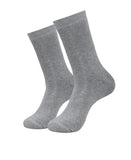 Jockey 7150 MenS Microfiber And Compact Cotton Stretch Crew Length Thermal Socks With Staywarm Technology_ Mid Grey Melange_Fre