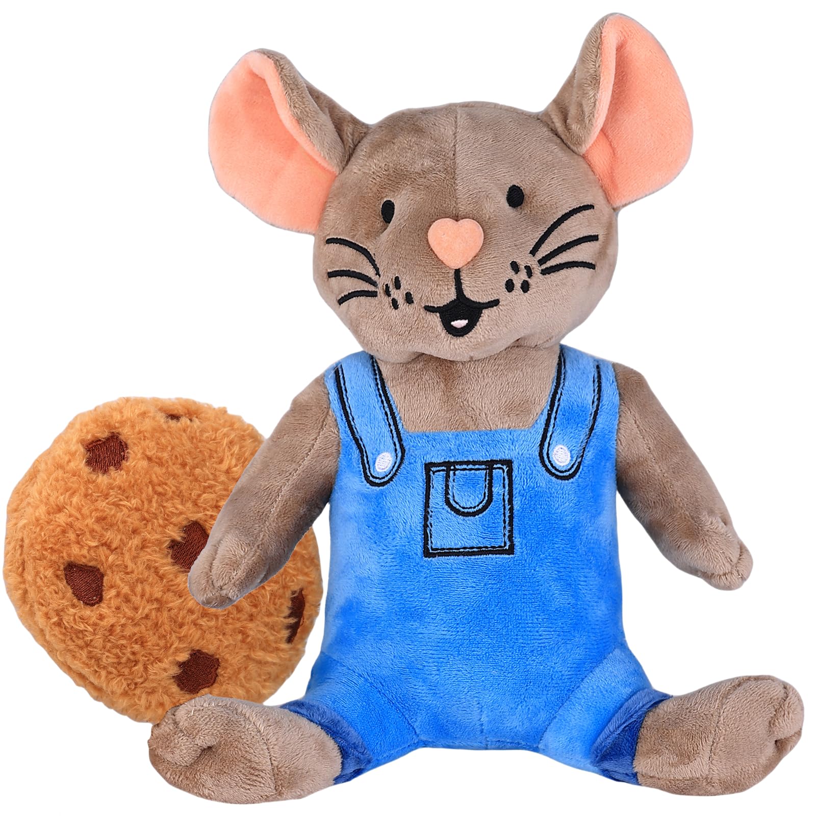 XIUMON If You Give Mouse a Cookie Plush, 4 Cookie and Mouse Plush 2PCS, Book Buddies Stuffed Animal are The for Children and T