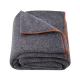 VEVOR Wool Camping Blanket, Large Warm Stadium Blanket, Flame Retardant, Great for Outdoors, Picnics, Hiking, Sports Events, Tra