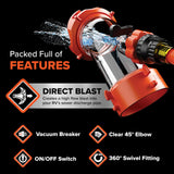 Camco Rhino Blaster Rv Tank Rinser With Backflow Preventer Rv Accessories For Toilet And Waste Tank Cleaning - Essential Camper