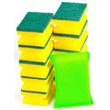 VHD Easy Grab Nail Saver Scrub Sponges, for Washing Dishes and Cleaning Kitchen, for All Surfaces, 10 Pieces Scrub Sponges with 