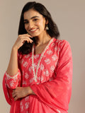 Libas Women'S Cotton Kurta Set (400508_Peach_M)