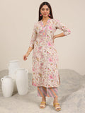Libas Women'S Cotton Kurta Set (400449_Off White_Xxl)