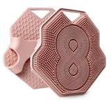 Lintach Silicone Body Scrubber for Women - Gentle Exfoliating Body Scrubber, Ergonomic Silicone Shower Scrubbers, Reusable, Hygi