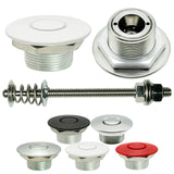 Push Button Latches White 1.25 Pro Series & 4 Stud USA MADE